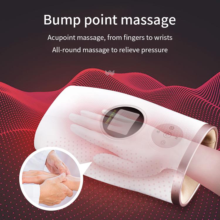 Premium Wireless Hand Massager with Heat, Air Compression , Rechargeable Hand Massager, Improves Blood Circulation