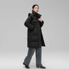 Herbst Winter Dicke Warme Jacke Frauen Einfarbig Mit Kapuze Mantel Parkas Mittel Lange Zipper Outwear M-XXL