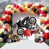 High Quality 40 Inch Aluminum Foil Racing Balloon Set with Sturdy Portable Construction Ideal for Indoor Outdoors Party Use