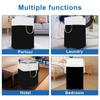 75/90L Laundry Basket Collapsible Laundry Hamper with Wheels Clothes Hamper with Handles for Home Dorm Bathroom Laundry Room