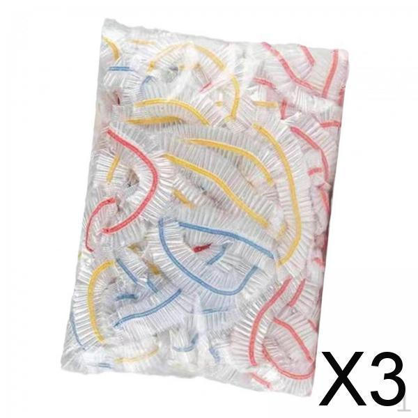 

2x100 Pieces Disposable Food Covers Storage Container Cover Waterproof Elastic Wrap for