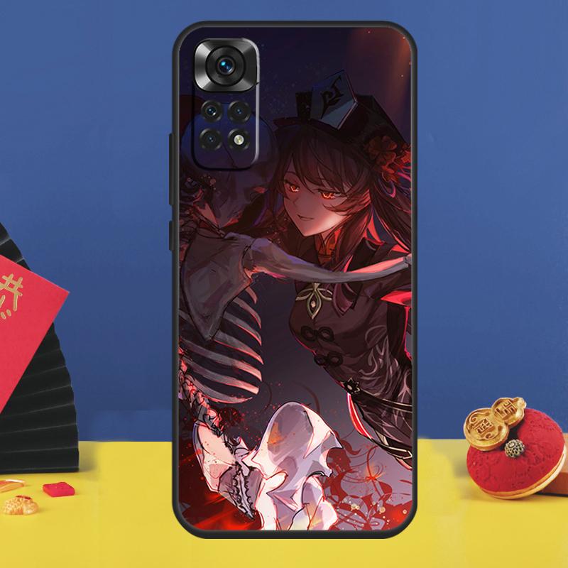 Genshin Impact Hu Tao Phone Case For Xiaomi Redmi Note 15 Pro Plus 13 12 11 9 10 14 Pro 10C 12C 13C 14C 15C Cover