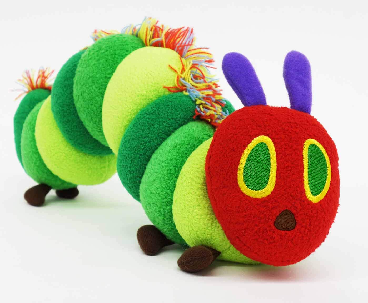 

The Very Hungry Caterpillar Colorful Large Plush Toy, 34cm Long, Green