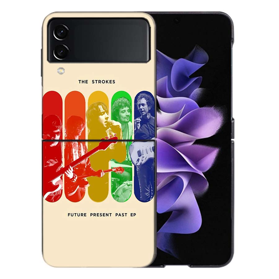 The Strokes Phone Case For Samsung Z Flip 6 7 5G Galaxy Z Flip 5 4 3 5G Cases Shockproof Hard Cover TPU