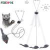 Interactive Cat Toy Hanging Clip Door Plush Mouse Self-hi Hanging Door Elastic Funny Cat Toy Juguetes Para Gatos Rascador Gato