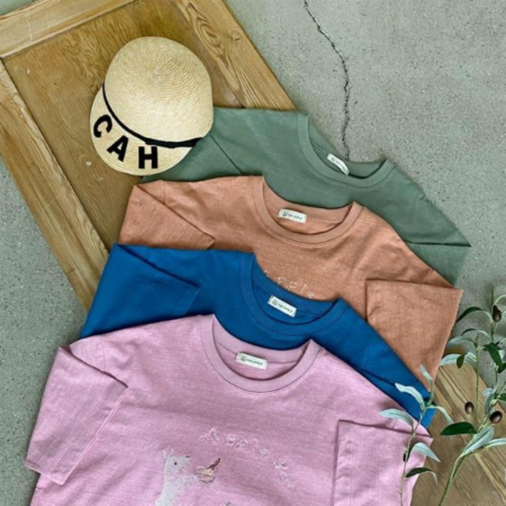 New Arrivals Open Run Women Embroidery Design Loose FiT CoTTon ShorT Sleeve T Sh