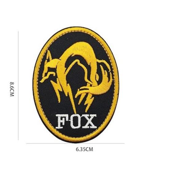 PHOENIX IKKI Metal Gear Solid FOX HOUND Foxhound Military Cosplay Airsoft Embroidery Patch Wappen Applique Velcro Compatible 11piece