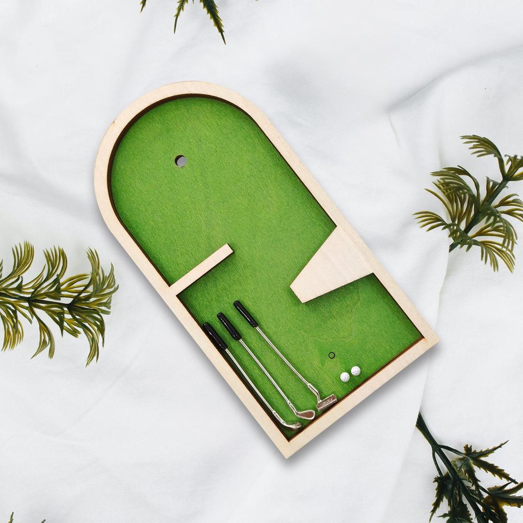 Golf Desktop Toy Set For Desk Relaxation And Fun Indoor Game Gift