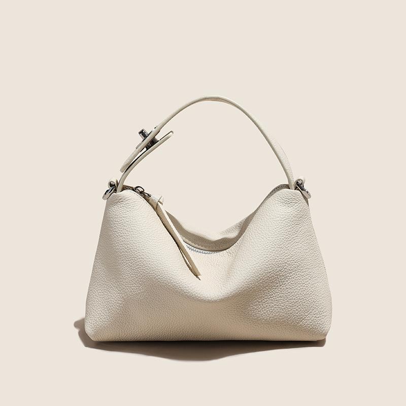 Neue Damentasche aus echtem Leder, High-End, leichte Luxus-Nischen-Umhängetasche, Damenhandtasche