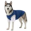 Baseball Style Dog Jersey Fake Two-Piece Pet T-Shirt Breathable Sporty Dog Clothes for Large Dogs Labrador Golden Retriever
