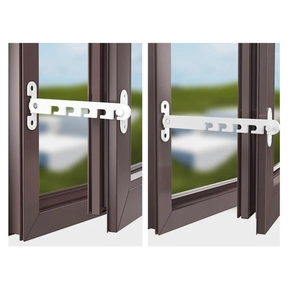 Adjustable Window Blocking Lock Windproof Window Position Stopper Durable Window Limiter Blocker