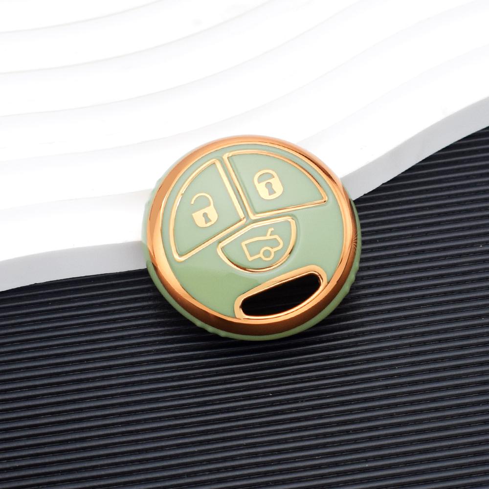 

ТПУ Автомобильный Чехол Держатель для Брелока для Toyota Vios Hilux Innova Altis Мягкий Чехол для Ключа Защитный Аксессуар зелёный