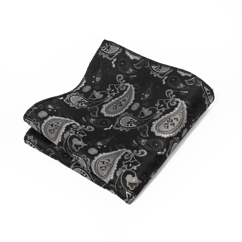 Herrficka i paisley-mönstrat polyester för affärs- eller fritidskostymer