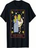 Camiseta com Suporte de Cartas de Tarot para Amantes de Shrek e Fiona