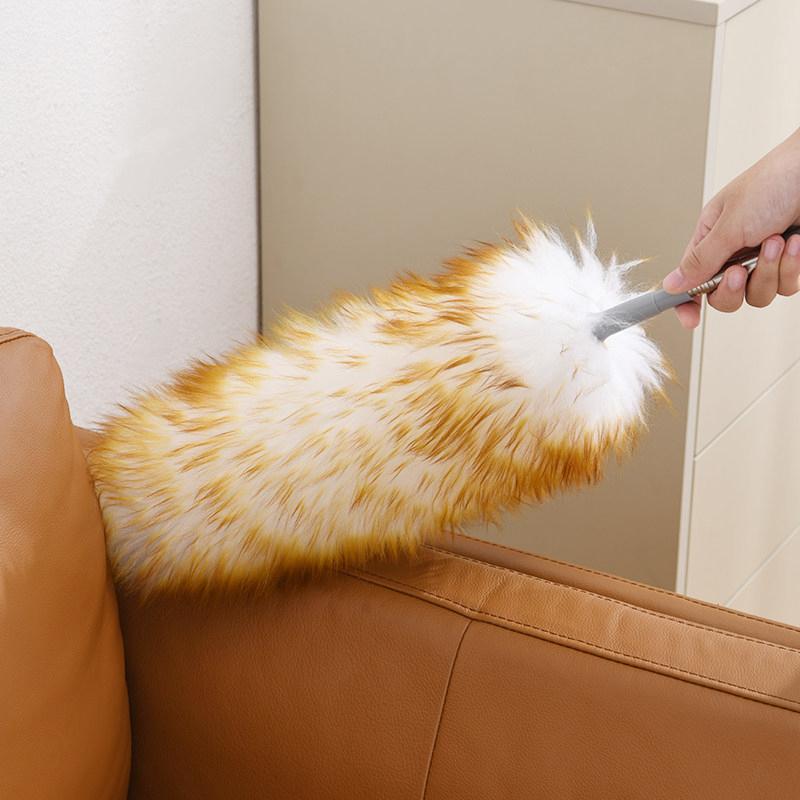 Scalable Wool Duster Household Cleaning Dust Duster Brush Car Cleaning Sweeping Dust Home Use Washable Clean Houseware Tools