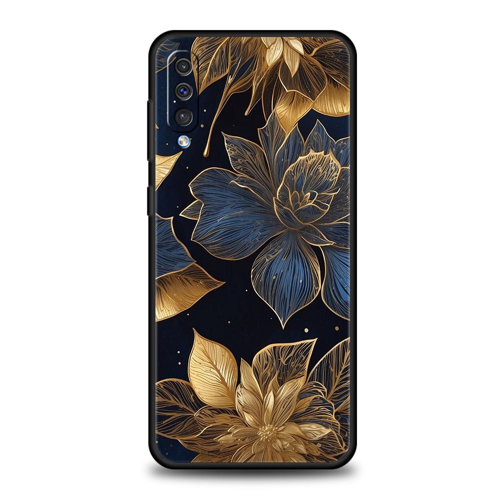 Flower Phone Case for Samsung Galaxy A24 A13 A53 A73 A33 A22 A12 A02 A03 A05 A70 A50 A10 A20 5G Silicone Shell Capas Bags Fundas