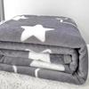 Air Conditioning Blanket – Plaid Pattern Bed Throw, Soft & Warm Coral Fleece Blanket, Flannel Bedspread