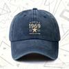 Pc Vintage Washed Hat with MADE IN  LIMITED EDITION Label Unisex Solid Baseball Cap Suitable for All Seasons Weddings