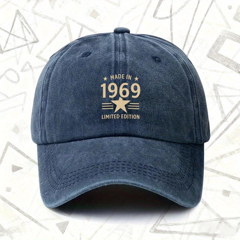 Pc Vintage Washed Hat with MADE IN LIMITED EDITION Label Unisex Solid Baseball Cap Suitable for All Seasons Weddings
