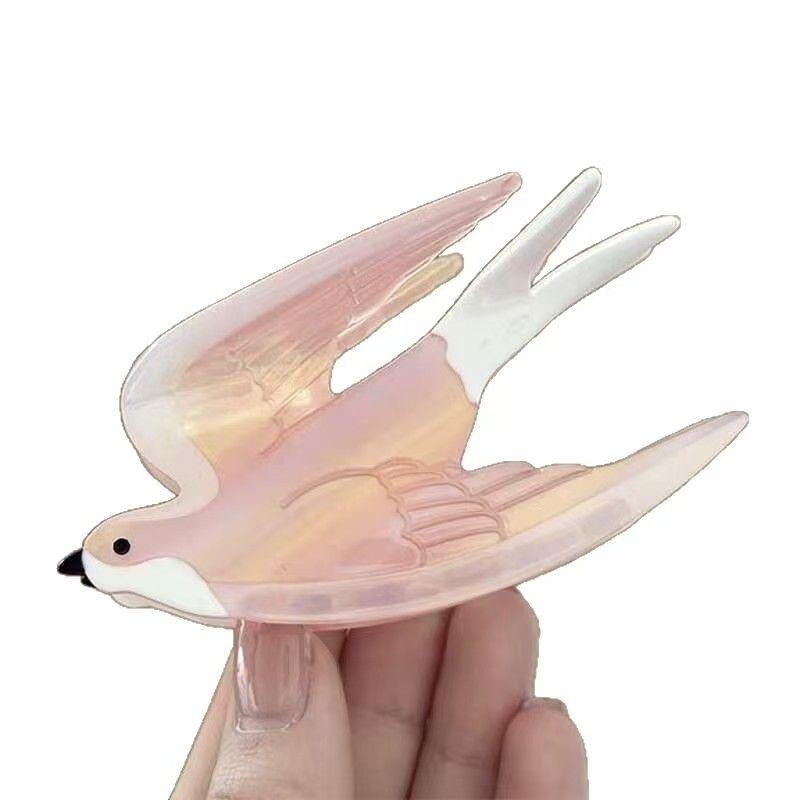 

1 шт. Милая и симпатичная новая заколка для волос с уксусом, птица-животное, заколка-акула, заколка-ласточка, прическа с углублением, заколка для хвостика, заколка для волос