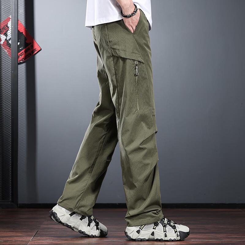 Jieleinuo Men's Outdoor Straight-Leg Casual Trousers
