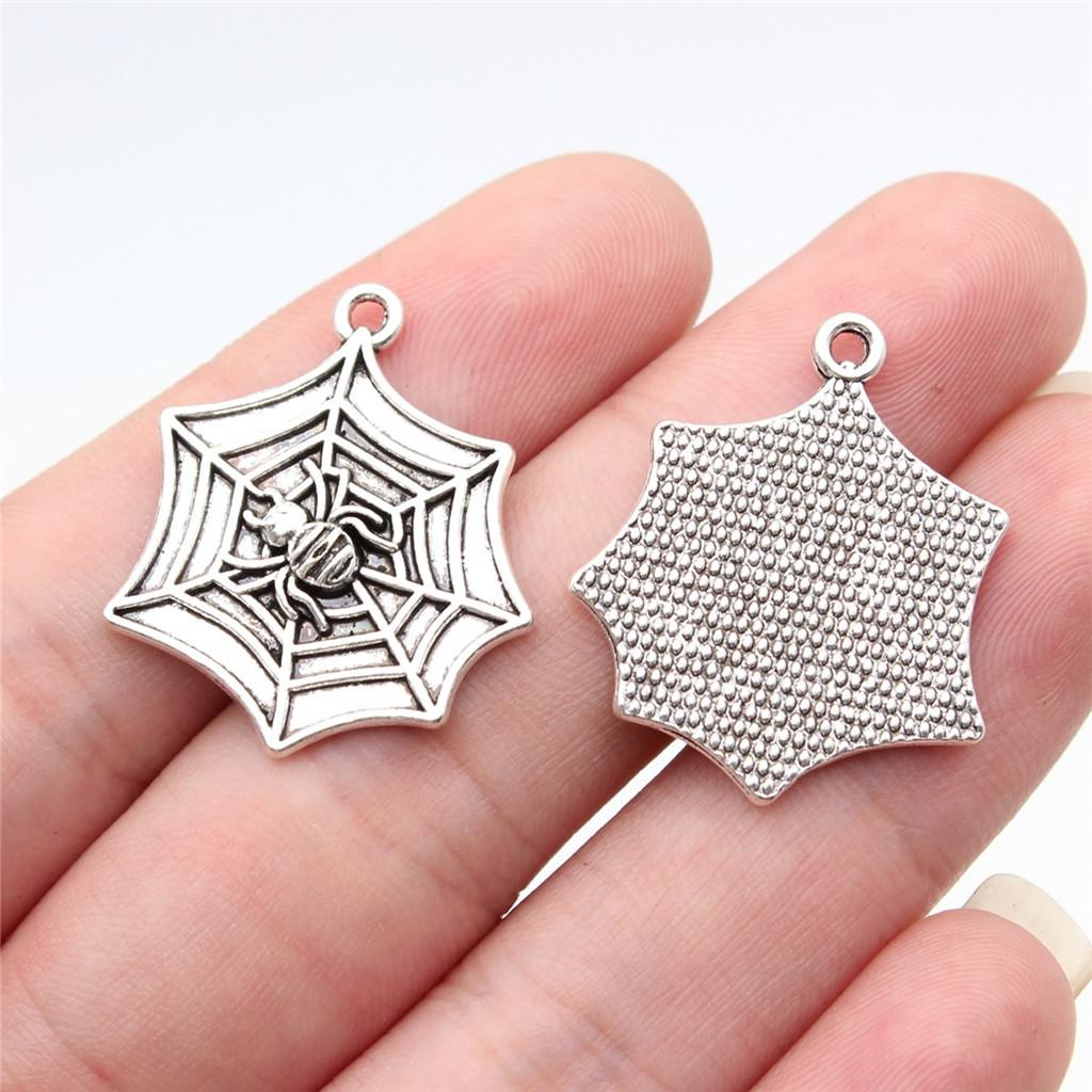 Charms Spider Halloween Bat Pendants Kids' Jewelry Materials QC119