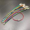 Colorful Stainless Steel Wire Keychain Ring Key Keyring Circle Rope Cable Loop Outdoor Camp Luggage Tag Screw Lock Gadget