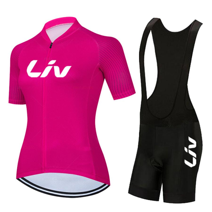 Women LIV Cycling Set Summer Women MTB Bike Cycling Clothing Bicycle Clothes Ropa Ciclismo Cycling Jersey Set 2026 Summer Breathable Cycling Suit