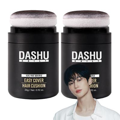 Daily Easy Cover Hair Cushion 26g, preto natural, 2 unidades