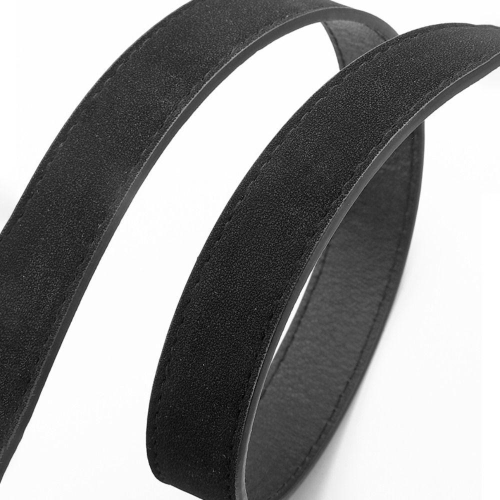 Pasek z zamszowej skóry z klamrą na bolec Luksusowy design Pasek do talii Modny matowy pasek do talii Dla kobiet