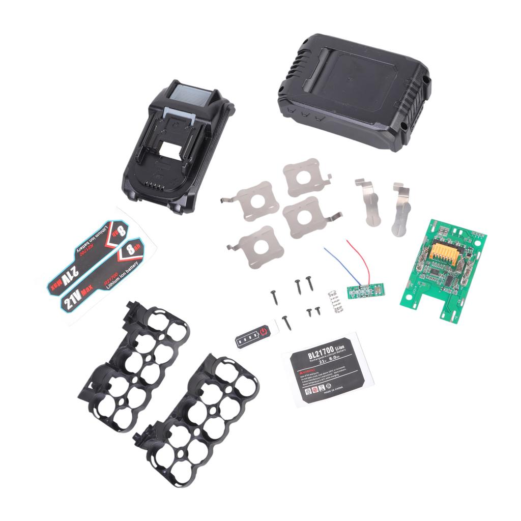 Protective Circuit Board Battery Case Enclosure For 18V BL1830 BL1890 21700 Batteries With Reusable Design BL1830 BL1890