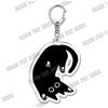 Cute Cartoon Cat Pet Keychain KeyRing Fashion Funny Black Cat Popular for Bag Pendant Llaveros Aaccessories Gift