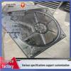 Ductile Iron Manhole Cover: Square Outer, Round Inner, Signal Light Compatible, High Load Capacity for Highways