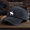 Fun Elk Print Baseball Hat Unisex Outdoor Fashion Versatile Peaked Hat Trend