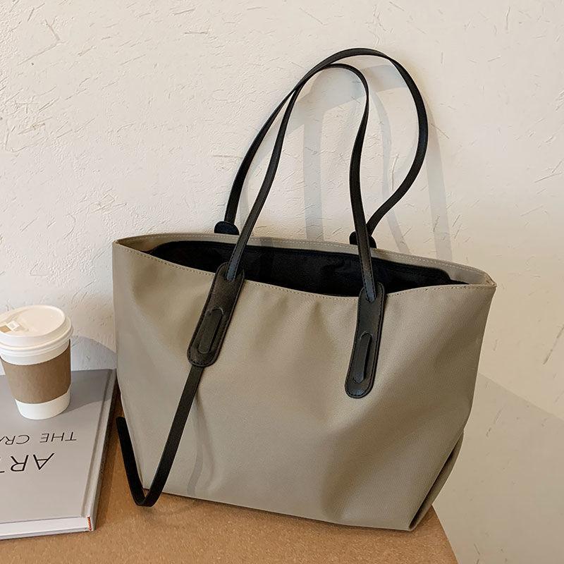 Summer Large Capacity Women's Bag Fashionable Shoulder Tote Bag Versatile Simple Casual Handbag