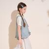 Girls' Jacquard Ruffle Vest & T-Shirt Set