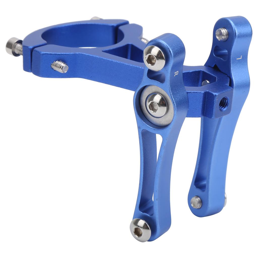Adaptador de Suporte para Garrafa de Água Liga de Alumínio Guidão de Bicicleta de Estrada Conversor de GaiolaAzul