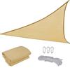 Sunshade , Sand Color, Sunshade UV , Suitable For Patio, Backyard, Garden, , Outdoor Facilities And Events