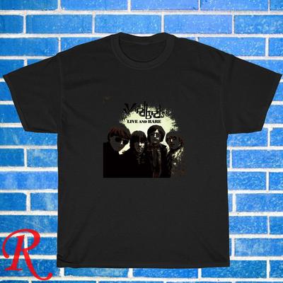 THE YARDBIRDS Shapes of Things Logo Black  Grey Size S-3XL Unisex T-Shirt