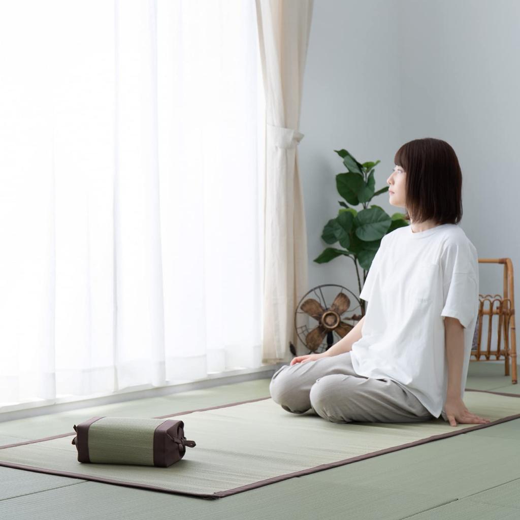 Hagiwara "Kibi" Igusa Sheet, Green, Approx. 88 X 195cm, Made In Japan, Product Number: 81843900