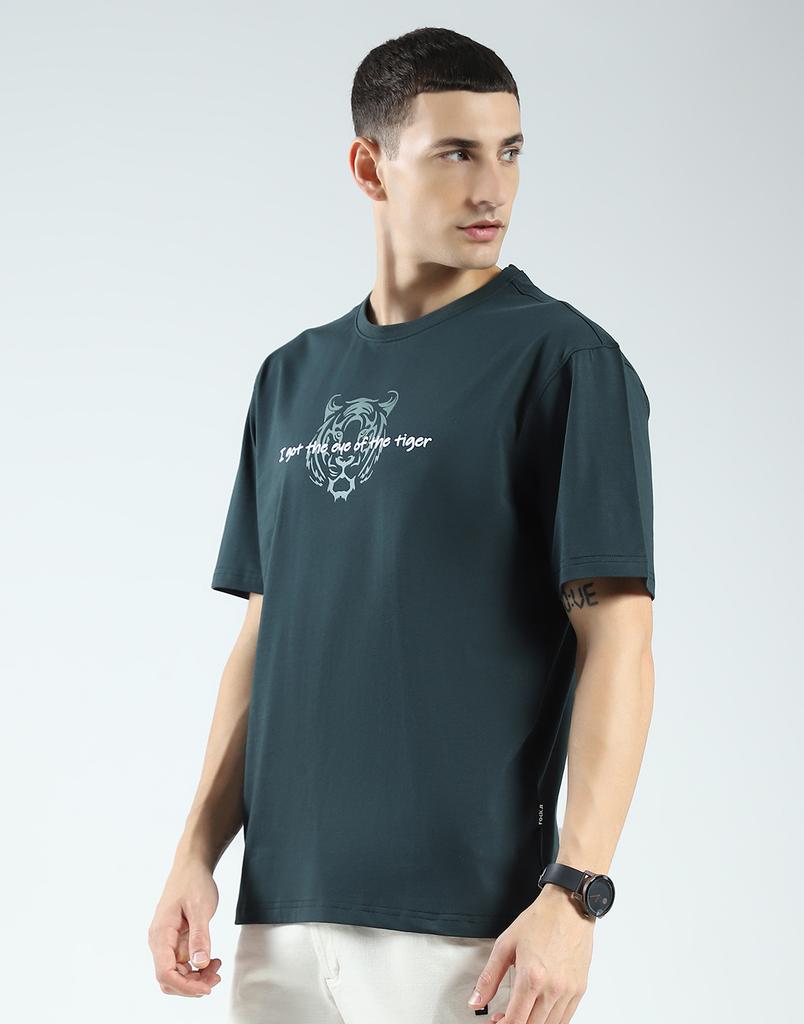 ROCK.IT from House of Monte Carlo Men's Regular Fit Printed T-Shirt