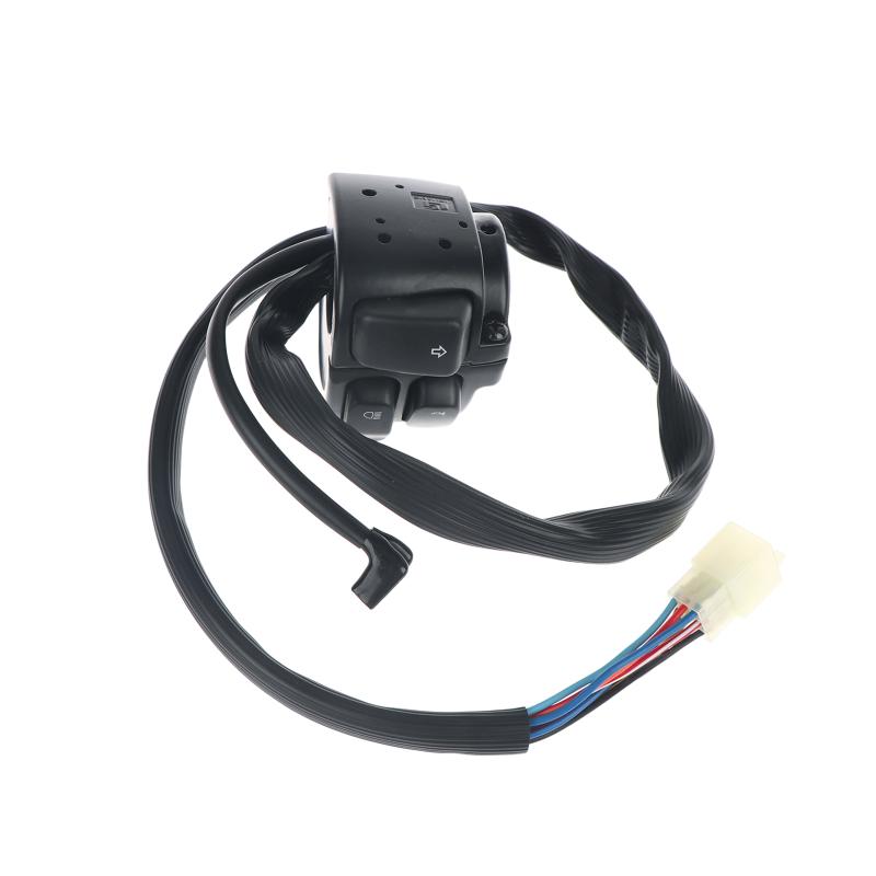 1/2Pcs 25Mm Motorcycle Handlebar Control Switches Kill Start Turn Signal Switch Button With Wiring Harness For 50Cc90Cc110Cc
