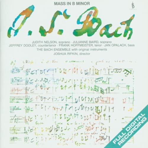 

CD BACH, RIFKIN; BACH ENSEMBLE - Mass in B Minor Japan ObiClassical Used
