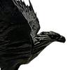 Three-dimensional Eagle Figure Ornament, Matte Black with Stable Non-Slip Office Desk Ornament Base, Spread Wings Statue for Desktops Display Cabinets