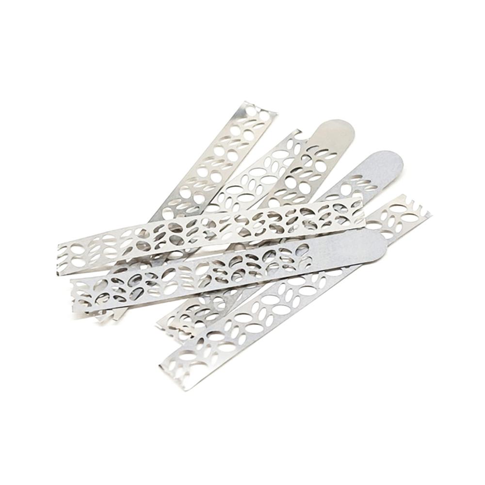 150 mm Dental Metall Reinigungsstift Streifen Polieren Zahnarzt Bleaching Materialien mit Loch Dental Metallstreifen für die Reinigung
