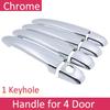 Car Exterior Door Handle Cover for Toyota Noah Voxy R60 2001~2007 Chrome Exterior Door Handle Cover Car Accessories Stickers Trim Set