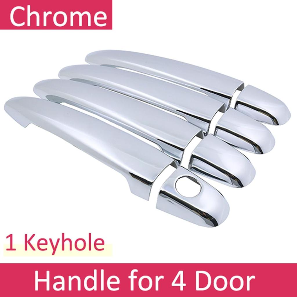 Car Exterior Door Handle Cover for Toyota Noah Voxy R60 2001~2007 Chrome Exterior Door Handle Cover Car Accessories Stickers Trim Set