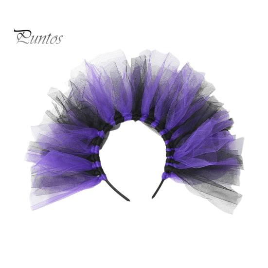 

Блестящая повязка на голову Марди Гра для женщин, карнавальная повязка на голову, аксессуары для костюмов, сетчатая заколка для волос, головной убор для женщин и детей фиолетовый