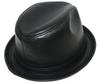 [New York Hat] 9204 Lambskin Fedora (Black, L)
