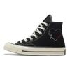 Chuck 70 Chuck Taylor All Star Hi Heart Letter Print Vintage High-Top Canvas Shoes Unisex Black